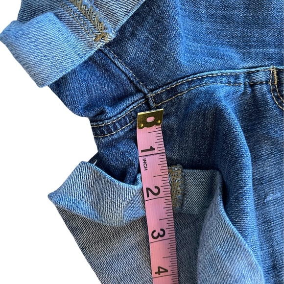 Paige rolled cuff denim shorts S 27 lightly distressed good cond no rips/flaws - Picture 7 of 7